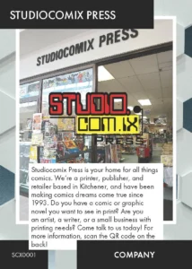 Pop Culture Trading Cards-SCX001