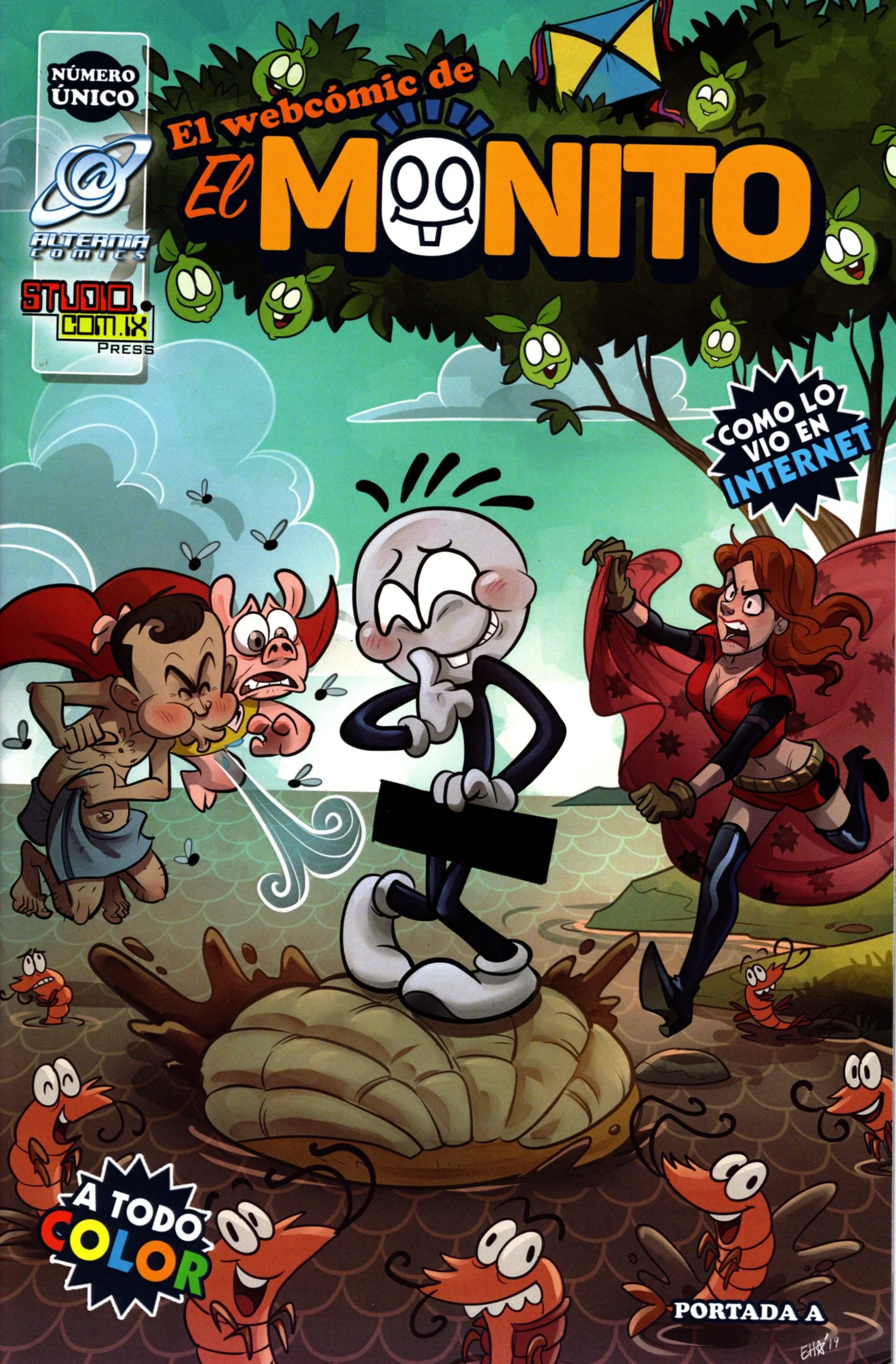 El webcómic de El Monito Número Unico - Portada A