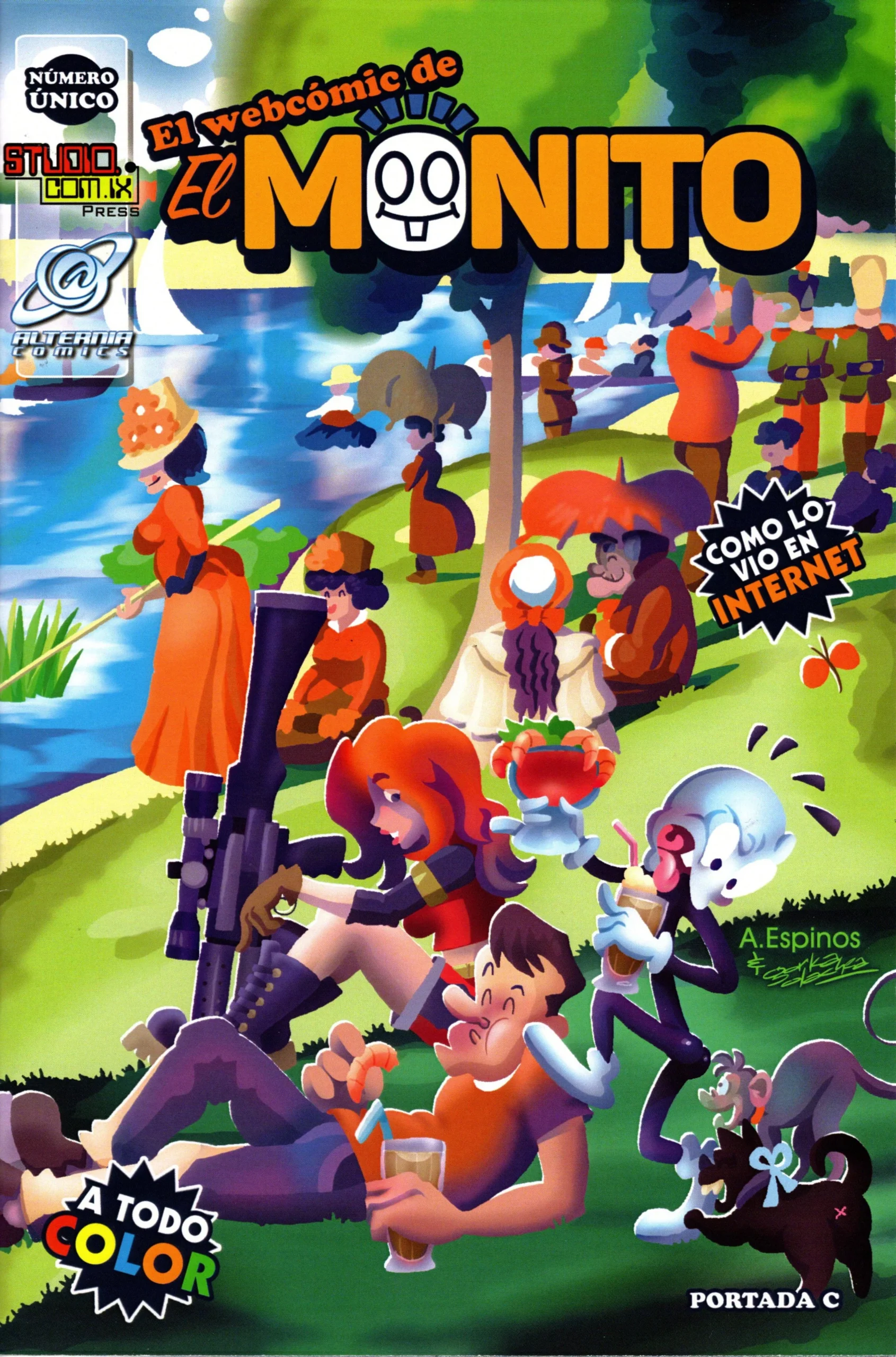 El webcómic de El Monito Número Unico - Portada A - Image 3