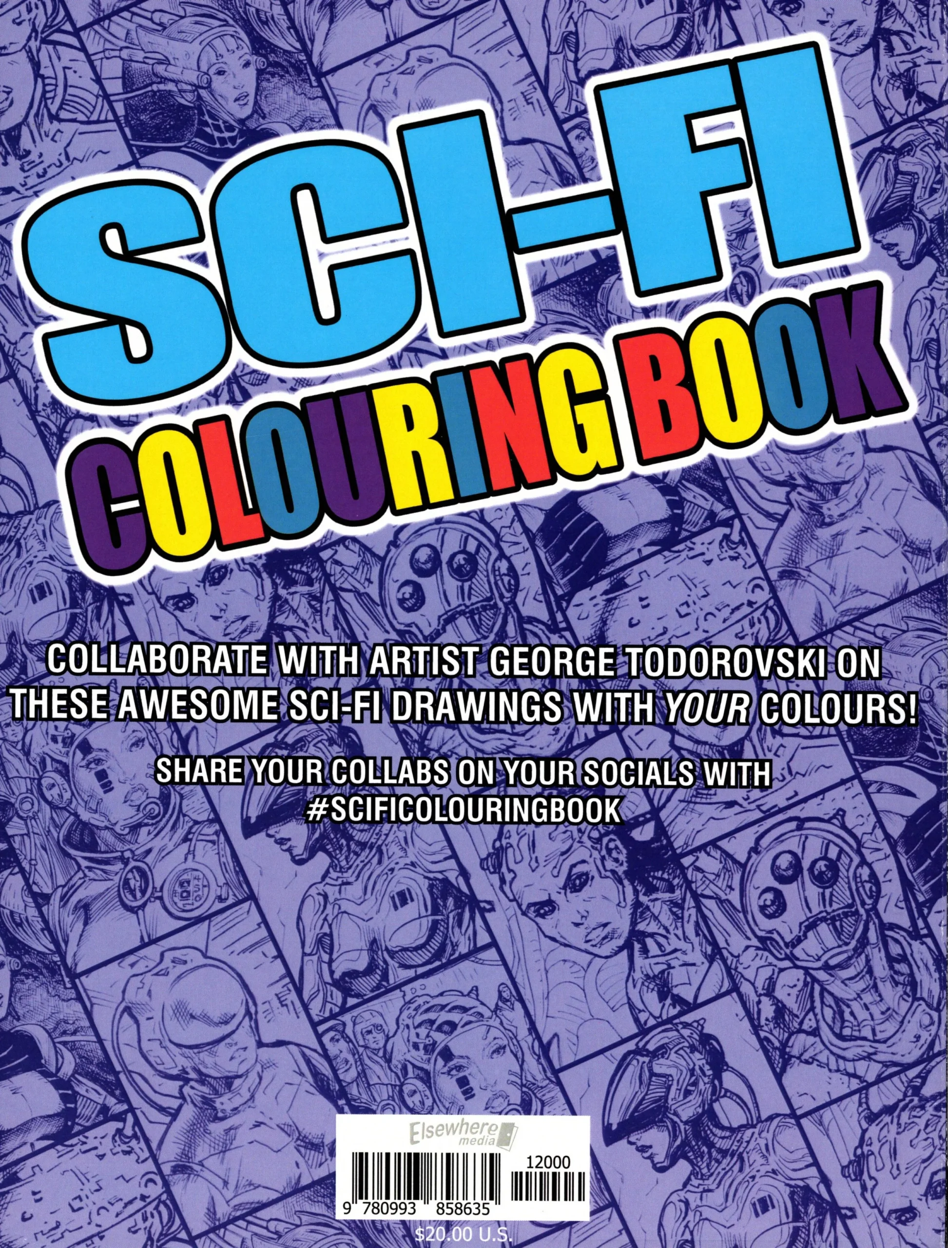 Sci-Fi Colouring Book - Image 2