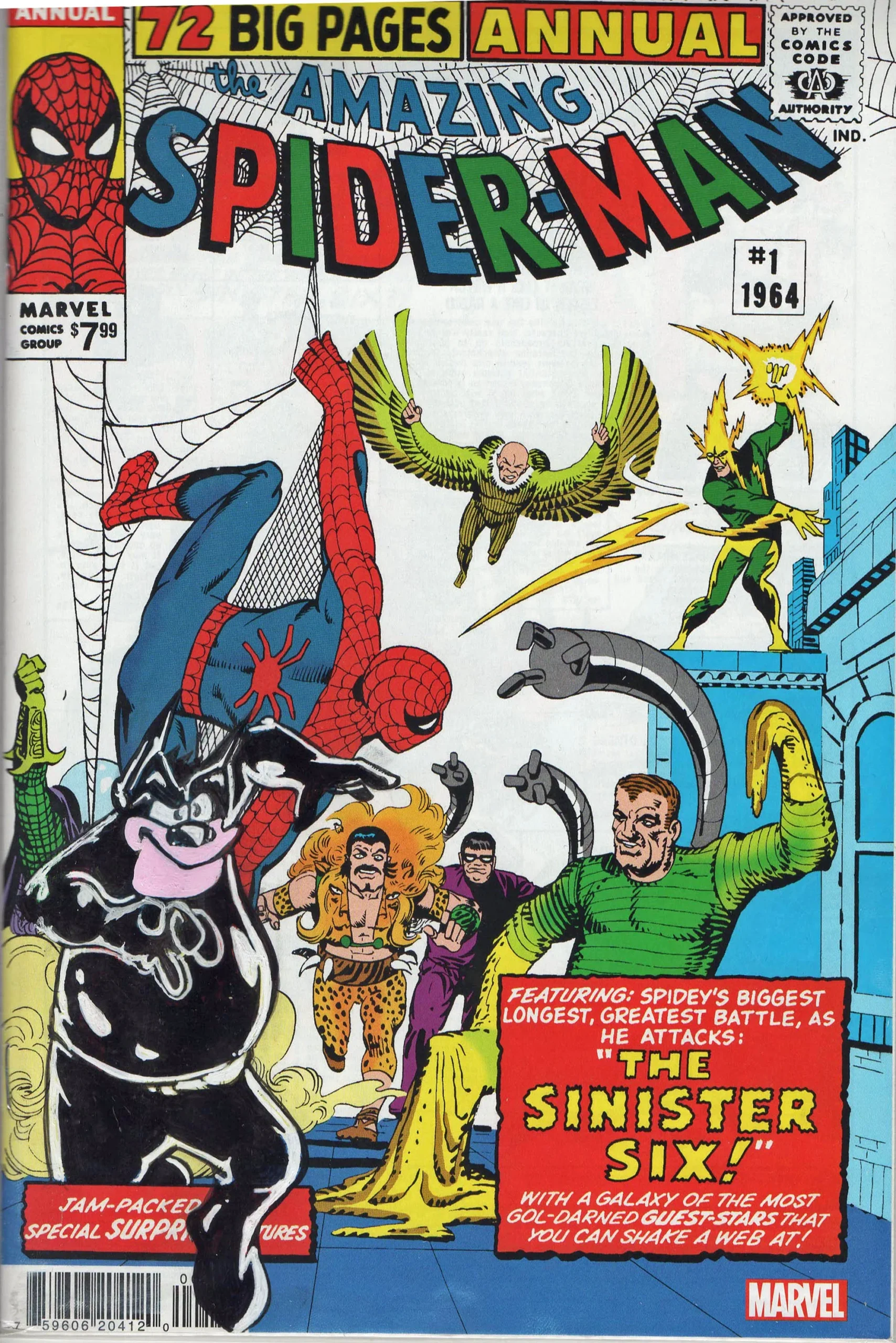 Amazing Spider-Man Annual #1- With Original Artwork