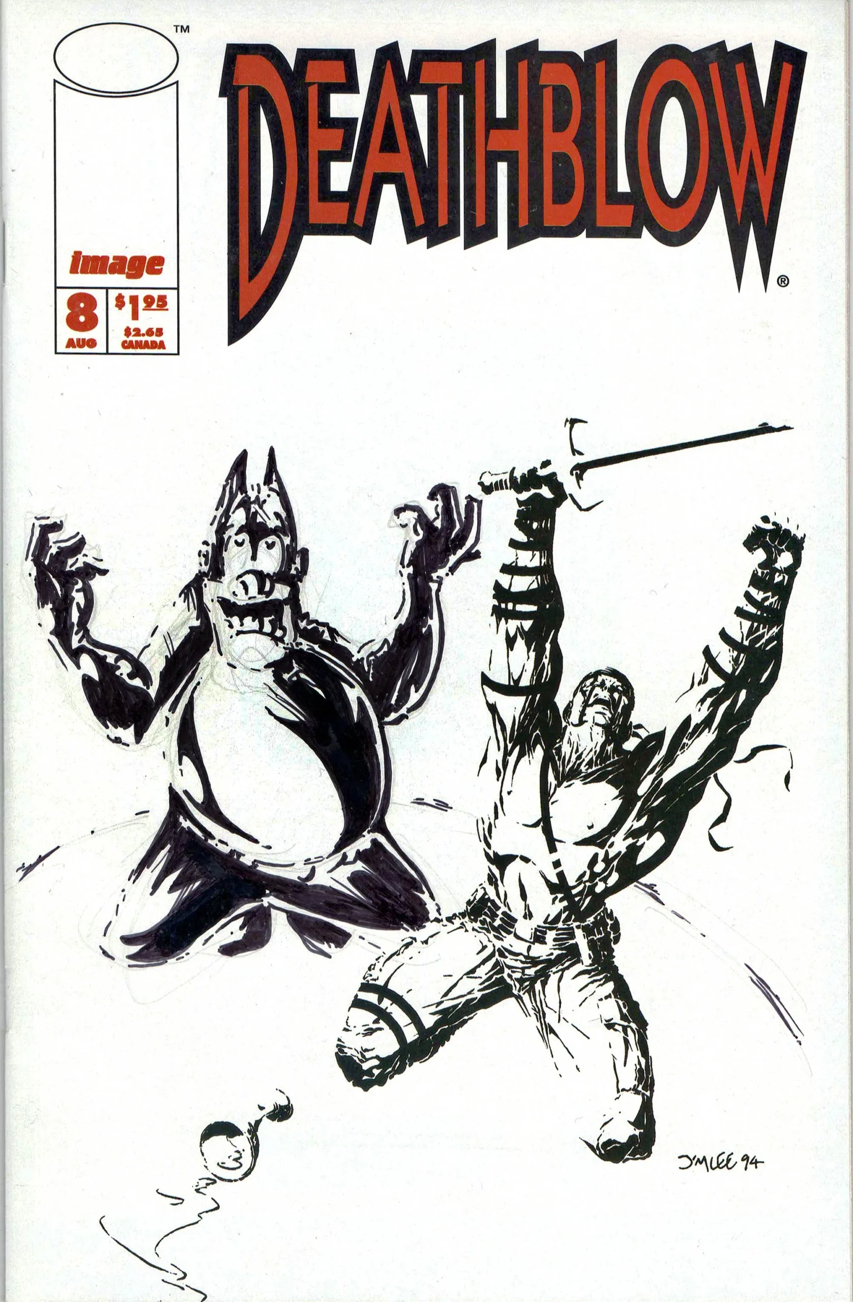 Deathblow #8-With Original Artwork