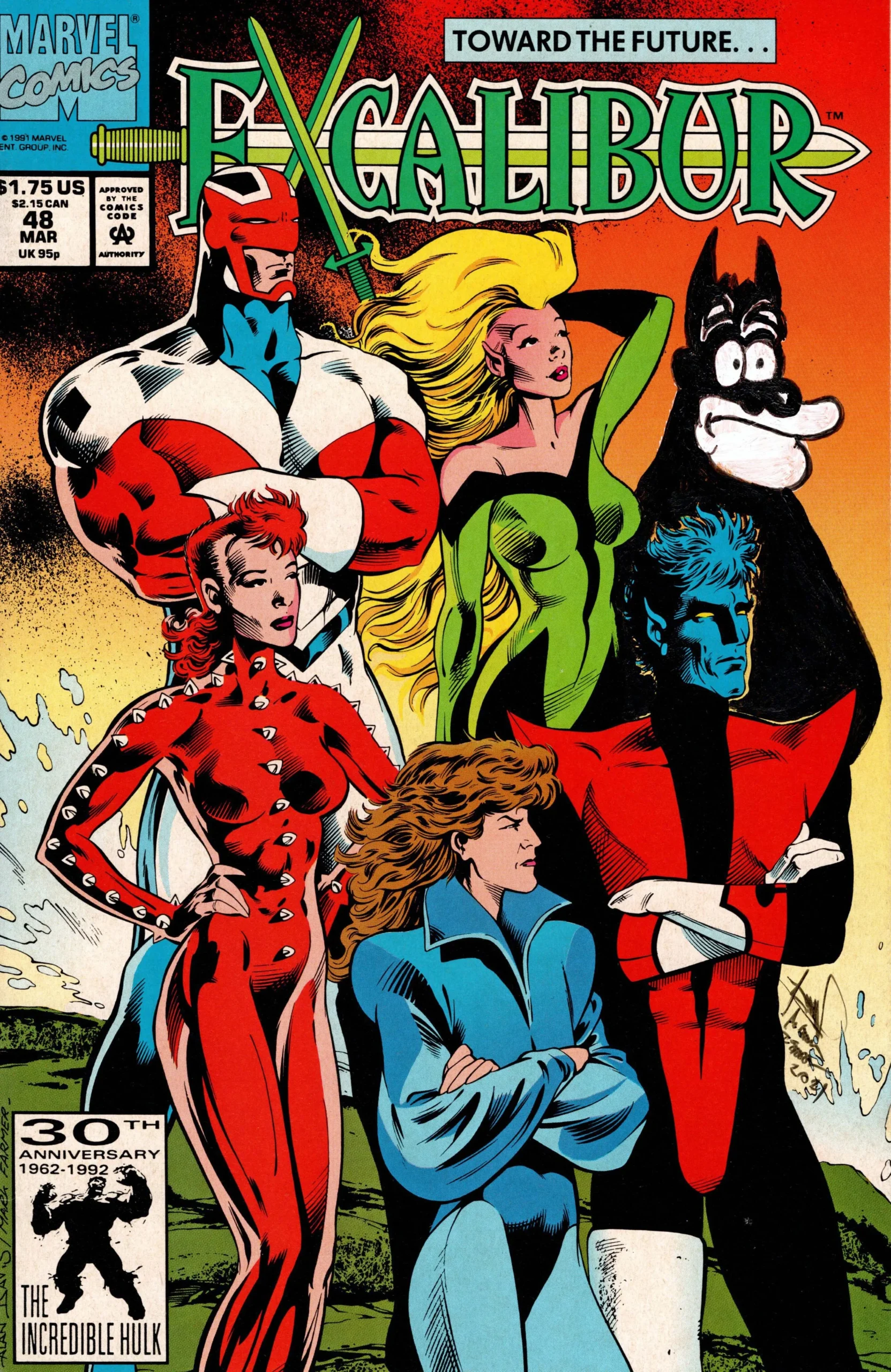 Excalibur #48 - With original artwork