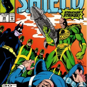 Spiked-NickFuryShield Nick Fury, Agent of Shield #34 - with original artwork