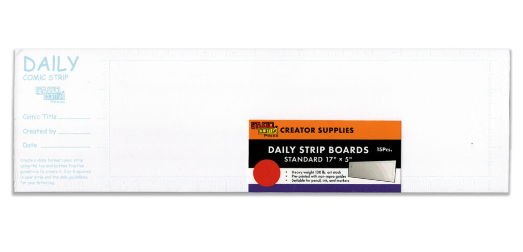 Daily Comic Strip Art Board Pack