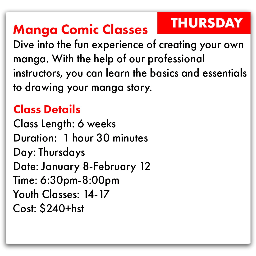 Manga Comic Classes